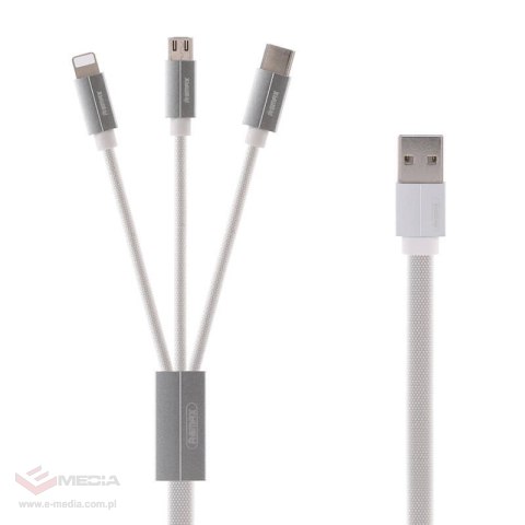 Kabel USB 3in1 Remax Kerolla, 1m (biały)