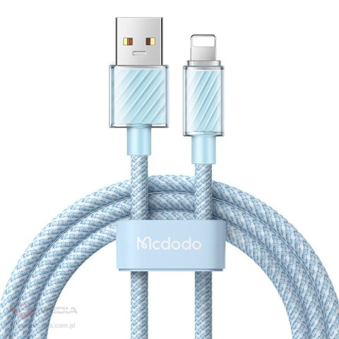 Kabel USB-A do Lightning Mcdodo CA-3641, 1,2m (niebieski)