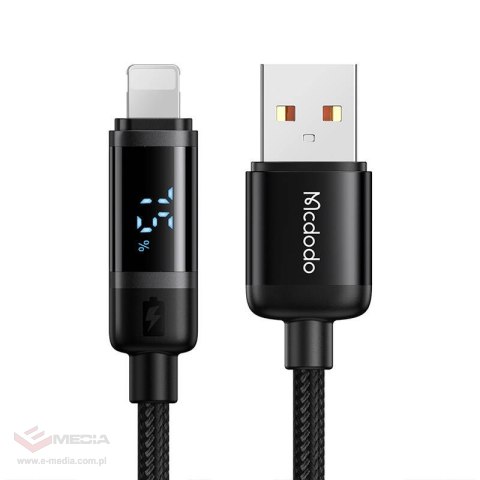 Kabel USB-A do Lightning Mcdodo CA-5000, 1,2m (czarny)