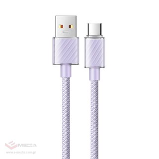 Kabel USB-A do USB-C Mcdodo CA-3655, 100W, 2m (fioletowy)