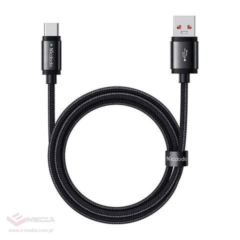 Kabel USB-A do USB-C Mcdodo CA-4730, 120W, 1,5m (czarny)