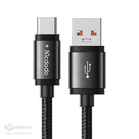 Kabel USB-A do USB-C Mcdodo CA-4730, 120W, 1,5m (czarny)