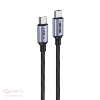 Kabel USB-C do USB-C Foneng X95 1.2m 60W (szary)