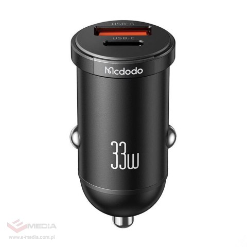 Ładowarka samochodowa Mcdodo CC-2320, USB-C + USB-A, 30W