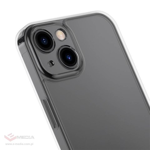 Etui Baseus Frosted Glass Case do iPhone 13 Pro (czarne) + szkło hartowane