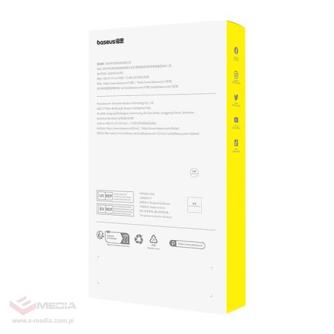 Etui Baseus SkyRing Magnetic ze stojakiem dla iP 13 Pro + szkło hartowane i zestaw czyszczący (czarny)