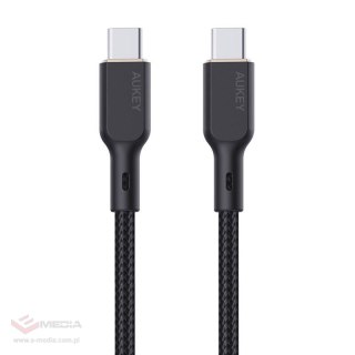 Kabel Aukey CB-KCC101 USB-C do USB-C 1m (czarny)