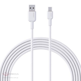 Kabel Aukey CB-NAC1 USB-A do USB-C 1m (biały)