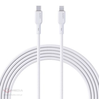 Kabel Aukey CB-NCL2 USB-C do Lightning 1.8m (biały)