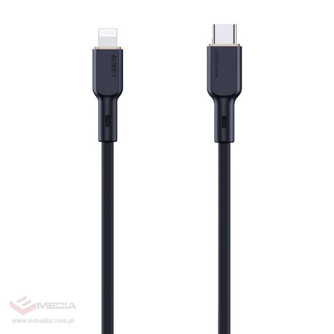 Kabel USB-C do Lightning Aukey CB-SCL1, 27W, 1m (czarny)