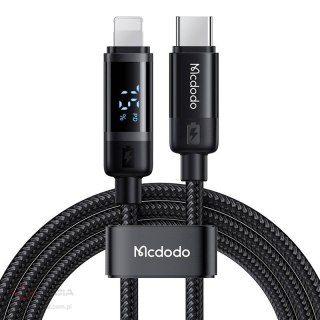 Kabel USB-C do Lightning Mcdodo CA-5210, 36W, 1.2m (czarny)