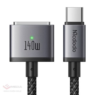 Kabel USB-C do Magsafe 3 Mcdodo CA-1470, PD 140W, 2m (czarny)