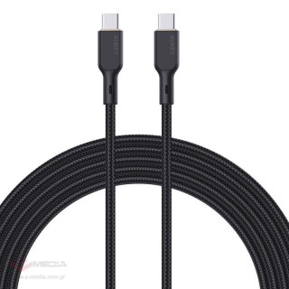 Kabel USB-C do USB-C Aukey CB-KCC102, 100W, 1.8m (czarny)