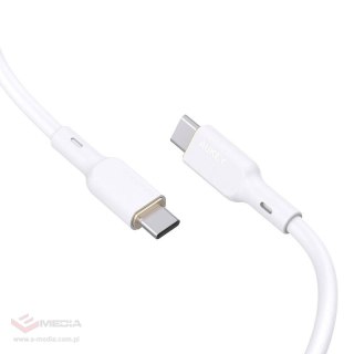 Kabel USB-C do USB-C Aukey CB-SCC102, 100W, 1.8m (biały)