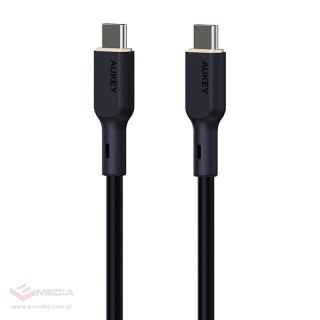 Kabel USB-C do USB-C Aukey CB-SCC141, 140W, 1m (czarny)