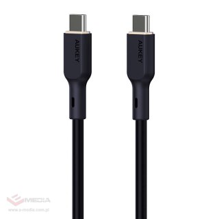 Kabel USB-C do USB-C Aukey CB-SCC142, 140W, 1.8m (czarny)