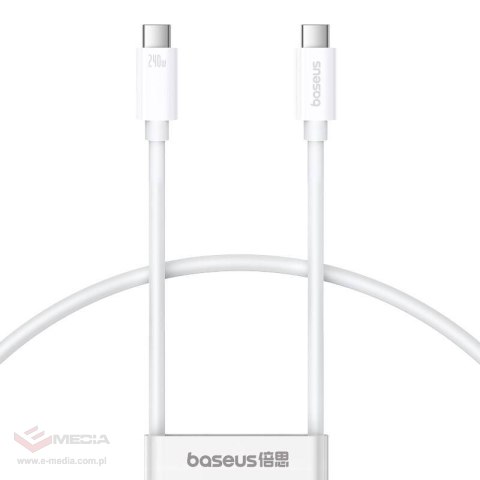 Kabel USB-C do USB-C Baseus Superior 2 240W. 1,8m (biały)