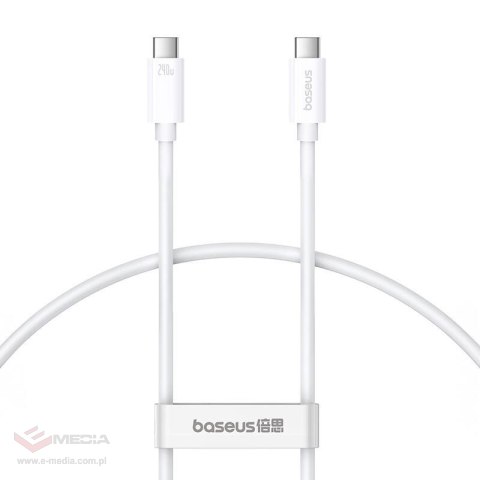 Kabel USB-C do USB-C Baseus Superior USB4, 240W, 1m (biały)