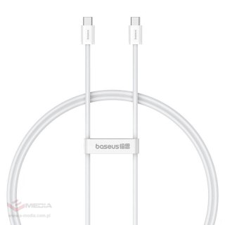 Kabel szybkiego ładowania USB-C do USB-C Baseus Superior 2 100W 1m (biały)