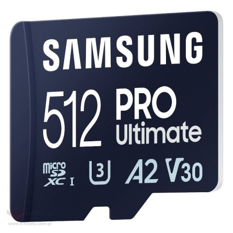 Karta pamięci Samsung microSDXC PRO Ultimate 512GB 200MB/s UHS-I/U3 (MB-MY512SA/WW)