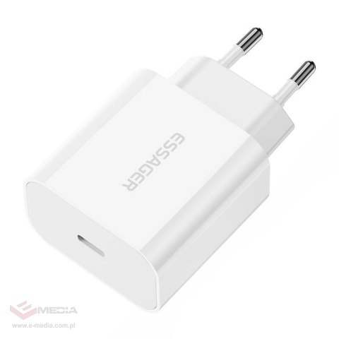 Ładowarka USB-C 20W Essager PD (biała)