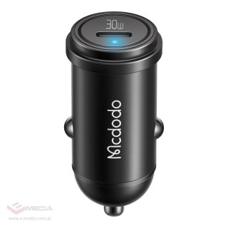 Ładowarka samochodowa Mcdodo CC-7491, 1x USB-C, 30W (czarna)