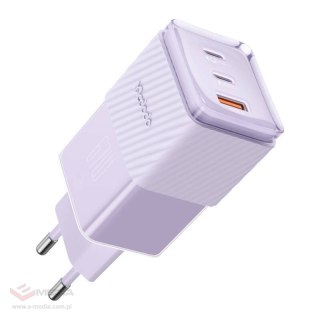 Ładowarka sieciowa GaN 67W Mcdodo CH-1502 2x USB-C, USB-A (fioletowa)