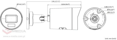 KAMERA IP HIKVISION DS-2CD2086G2H-IU(2.8mm)(eF)/BLACK