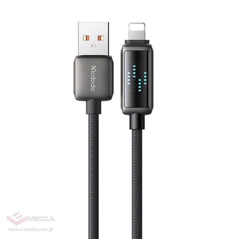 Kabel USB-A do Lightning Mcdodo CA-5250, wyświetlacz LED, 1.2m