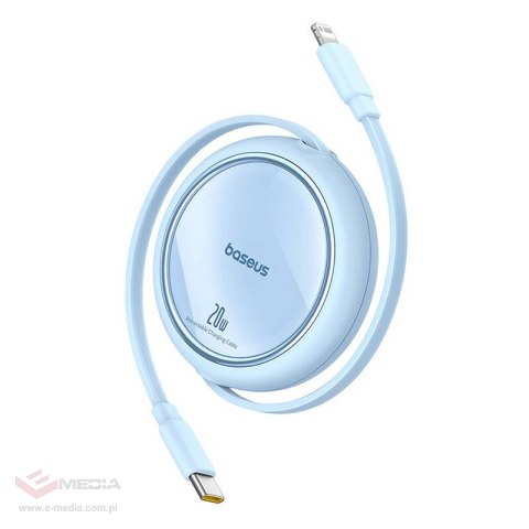 Kabel BASEUS Free2Pull USB-C-Lightning 1m 20W (niebieski)