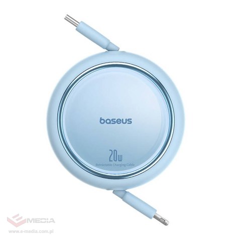 Kabel BASEUS Free2Pull USB-C-Lightning 1m 20W (niebieski)