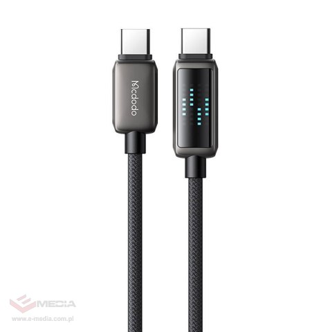 Kabel USB-C do USB-C Mcdodo CA-4250, 100W, wyświetlacz LED, 1.2m