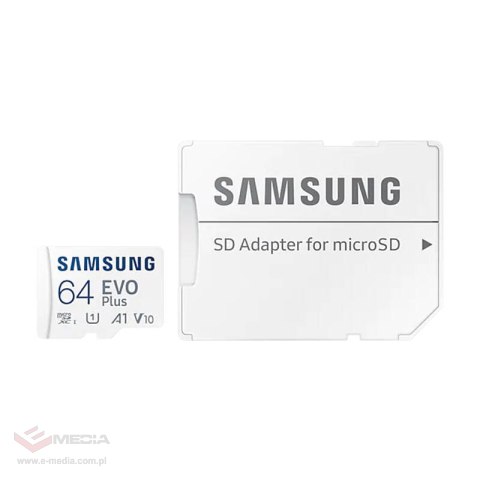 Karta pamięci SAMSUNG microSD MB-MC64SA 64GB + adapter MB-MC64SA/EU