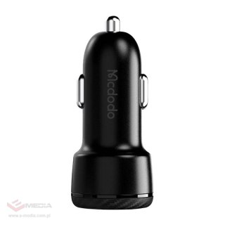 Ładowarka samochodowa Mcdodo CC-5970, USB + USB-C 38W (czarna)