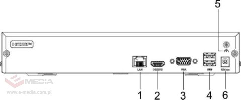 Rejestrator IP Hilook by Hikvision 4MP NVR-4CH-4MP