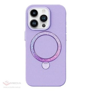 Etui Joyroom PN-15L4 Dancing Circle do iPhone 15 Pro Max (fioletowe)