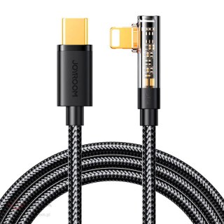 Kabel USB-C do Lightning Joyroom S-CL020A6 1.2m, 20W, kątowy (czarny)