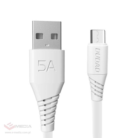 Kabel USB do Micro USB Dudao L2M 5A, 2m (biały)