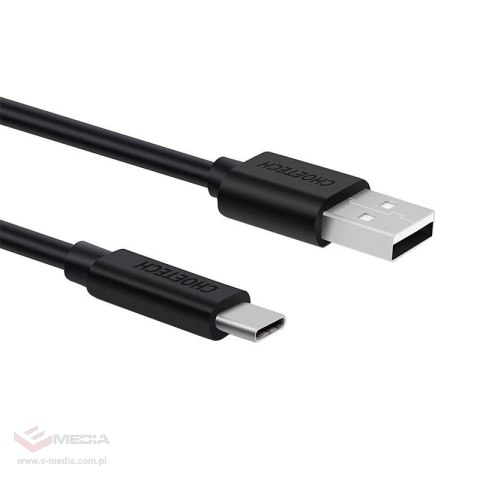 Kabel USB do USB-C Choetech AC0002 1m (czarny)