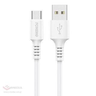 Kabel USB do USB-C Foneng X85 3A Quick Charge, 1m (biały)