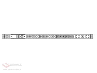 Listwa zasilająca SMART 42U 1f - 14 x IEC C13 + 6 x IEC C19 + 4 x CEE 7/5, monitoring środowiskowy i energii AVIZIO POWER