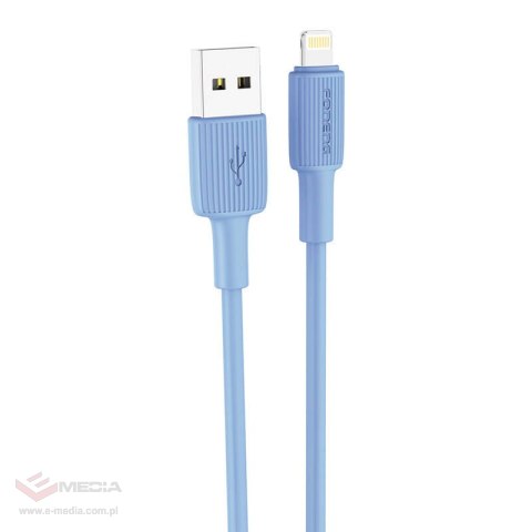 Kabel USB-A do Lightning Foneng X100 2,4A, 1,2m (niebieski)