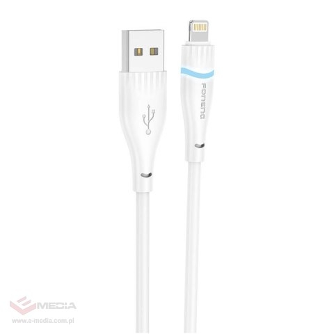 Kabel USB-A do Lightning Foneng X101 2,4A, 1,2m (biały)