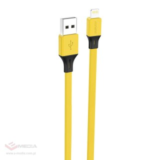 Kabel USB-A do Lightning Foneng X96 2,4A, 1m (żółty)