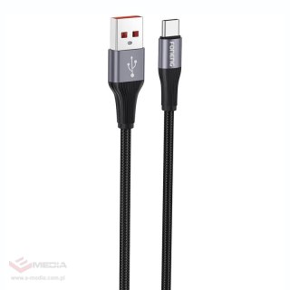 Kabel USB-A do USB-C Foneng X112, 3A, 1m (czarny)