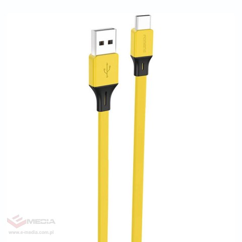 Kabel USB-A do USB-C Foneng X96 2,4A, 1m (żółty)