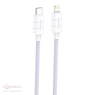 Kabel USB-C do Lightning Foneng XS02 PD27W, 1,2m (fioletowy)