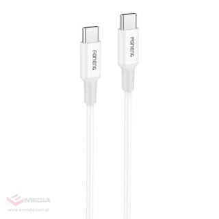 Kabel USB-C do USB-C Foneng X106 60W, 1,2m (biały)