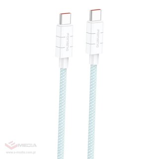 Kabel USB-C do USB-C Foneng XS02 60W, 1,2m (niebieski)