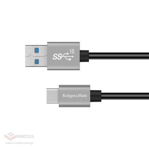 Kabel USB - USB typu C 10 Gbps 0,5 m Kruger&Matz Basic